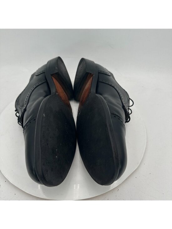 Allen Edmonds Lexington Men Size 12D Black Wingtip Cap Toe Derby Dress Shoes main image 4